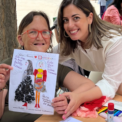 Silvia Navarro colabora con Astrapace organizando unas jornadas de diseños de moda