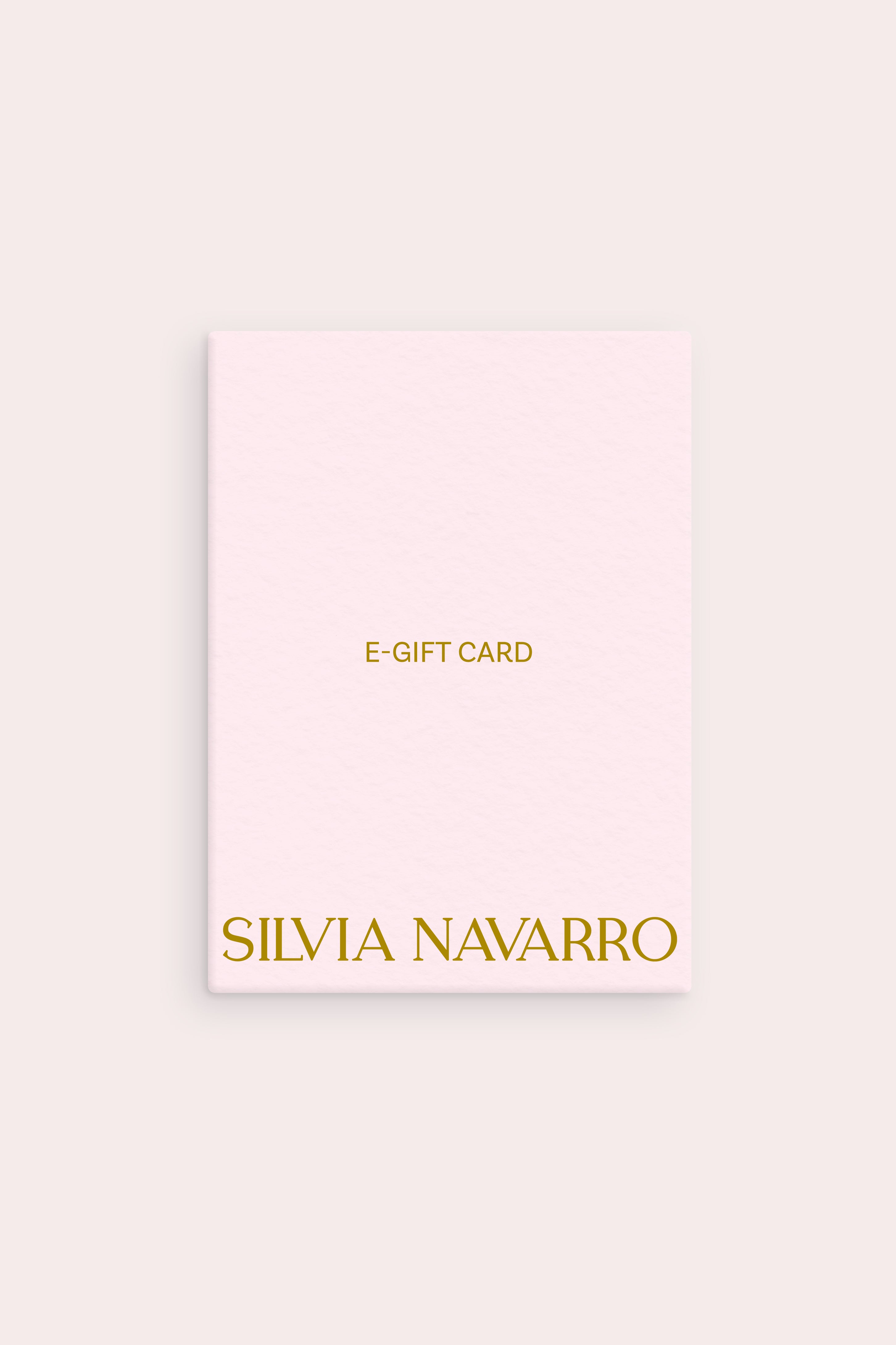 Silvia Navarro gift card