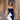 Vestido elegante con perlas en escote