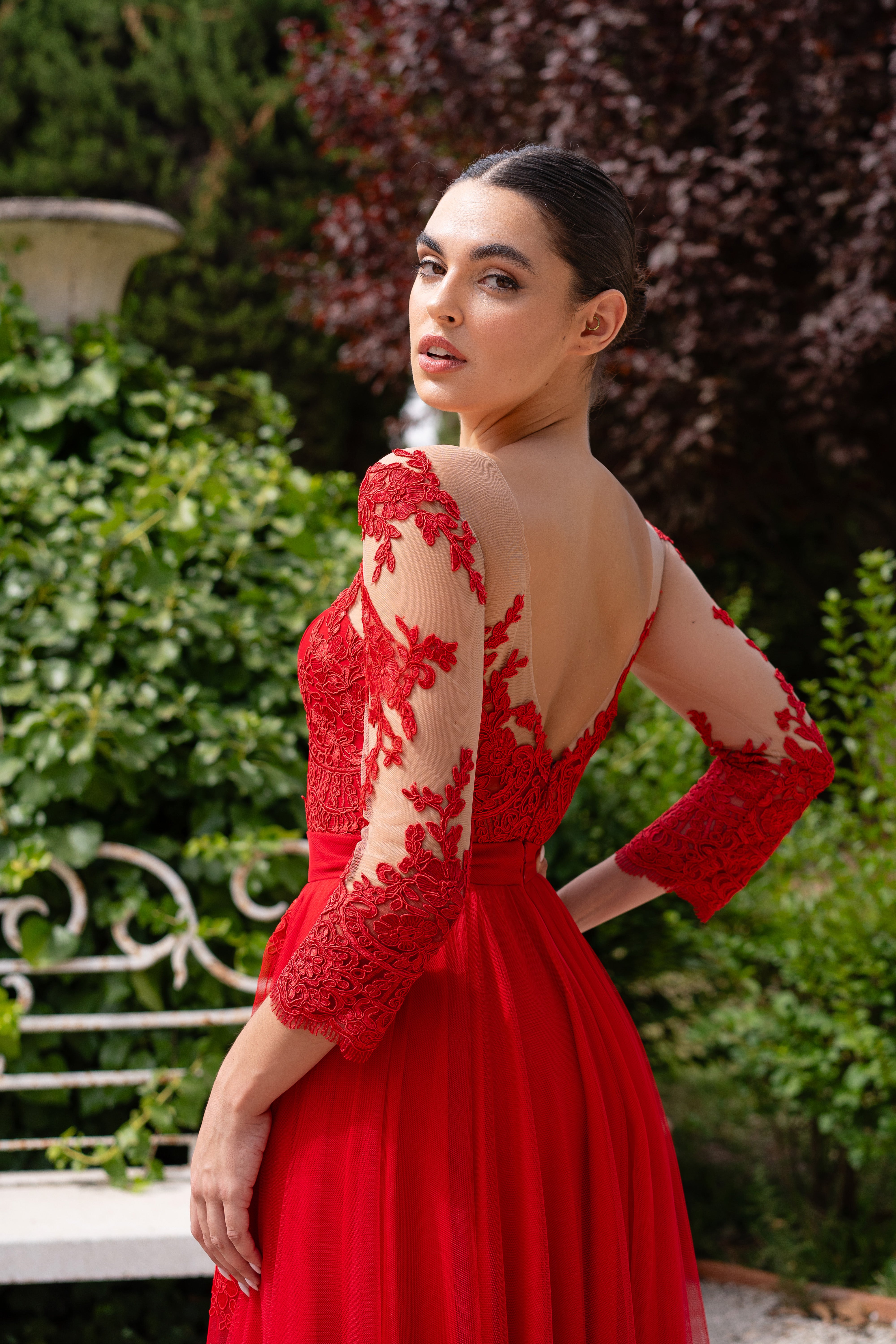 Vestidos Rojos 2021 Silvia Navarro Nueva Coleccion 2021 Vestidos