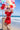 Top invitada rojo sofisticado