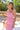 Vestido Sammy tweed rosa con escote en V