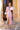 Vestido invitada rosa con botonadura frontal