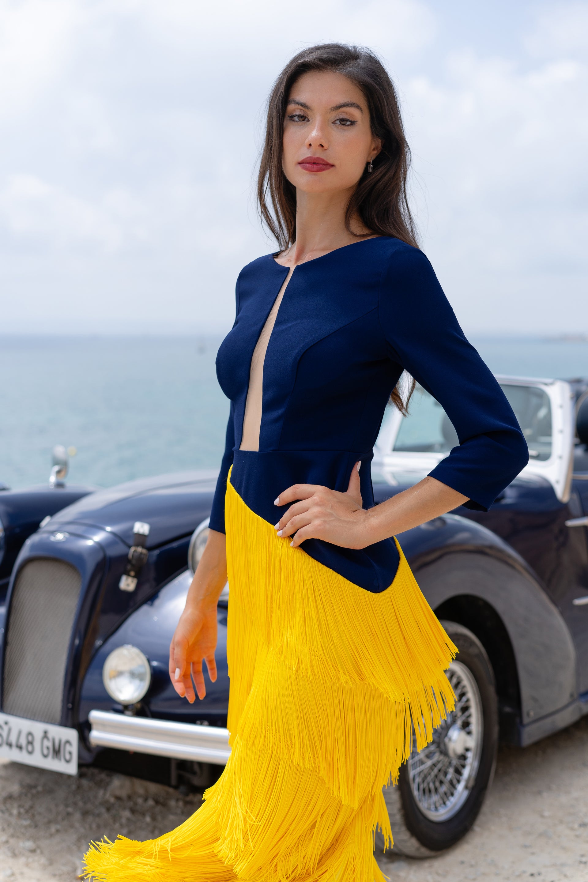 Flecos Vestidos Fiesta Silvia Navarro PERLA – Silvia Navarro